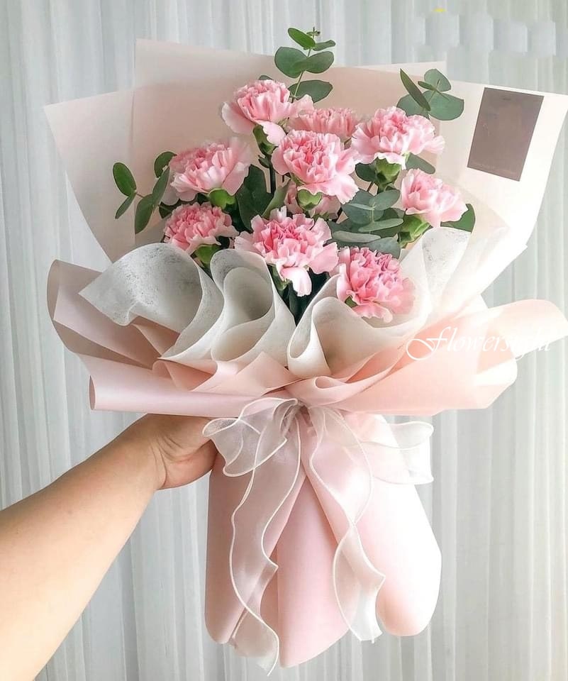 hoa mừng tốt nghiệp cẩm chướng