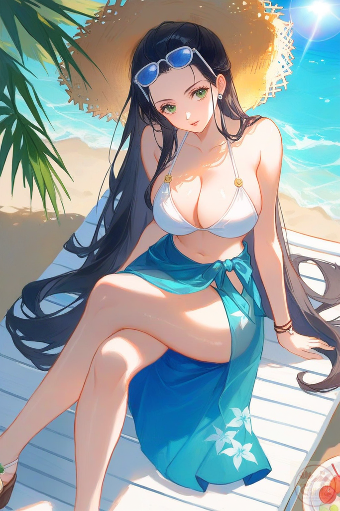 Nico Robin sexy màu đỏ trầm