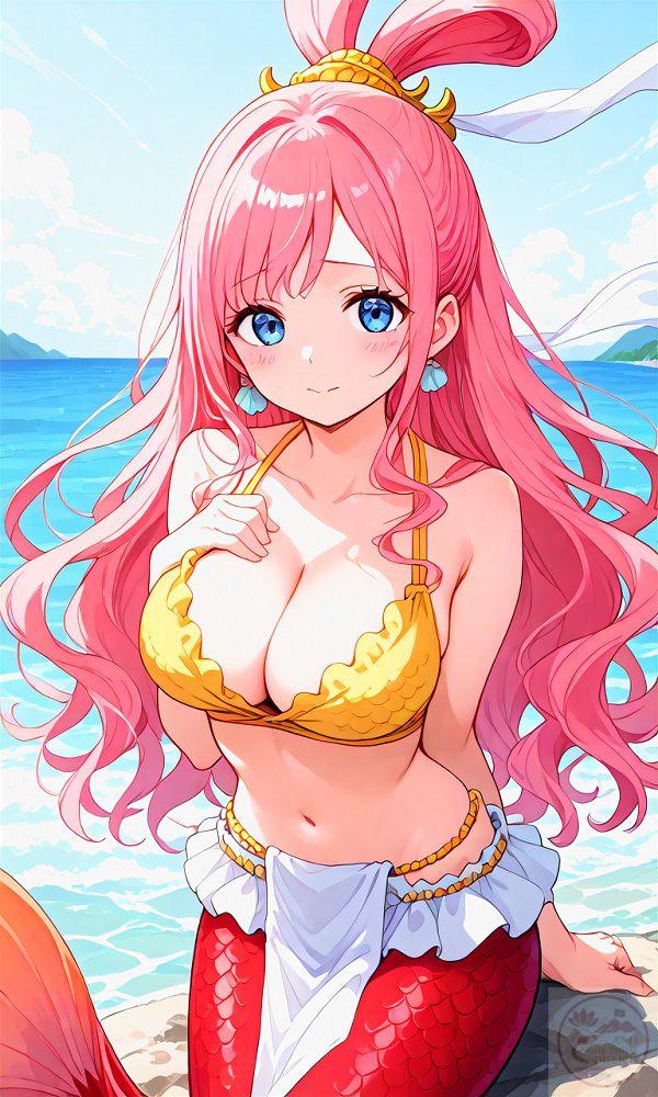 Nico Robin váy đen ánh tím