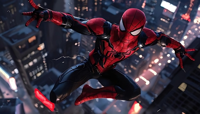 ảnh nền người nhện chibi thú vị