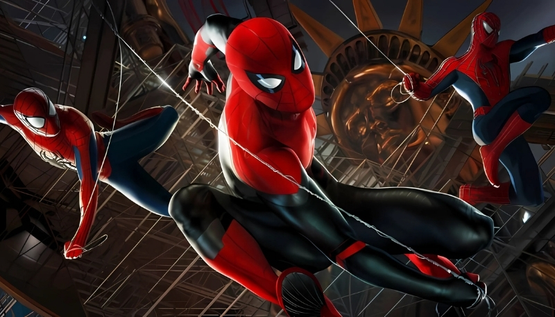 ảnh nền người nhện chibi tuyệt đẹp