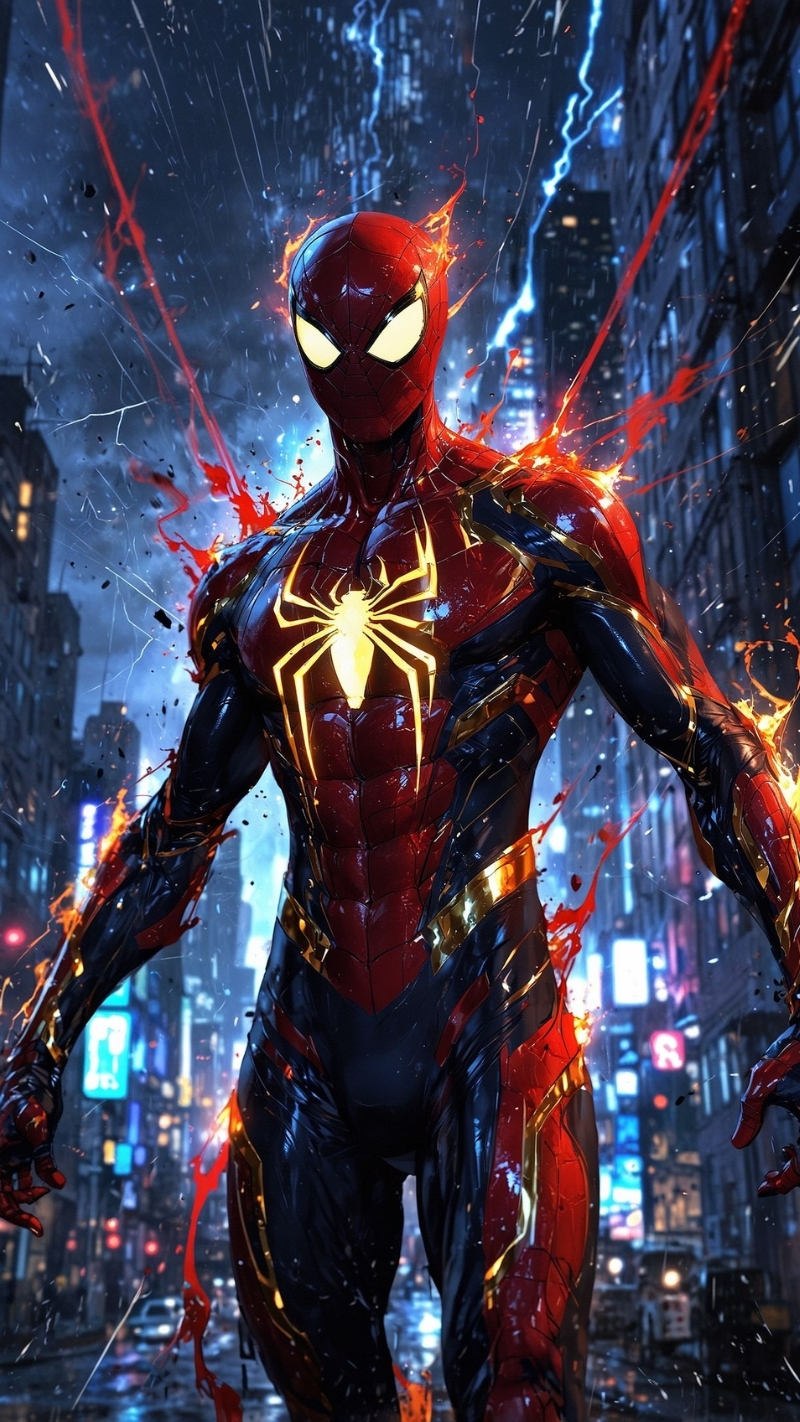 ảnh nền người nhện ngầu hấp dẫn