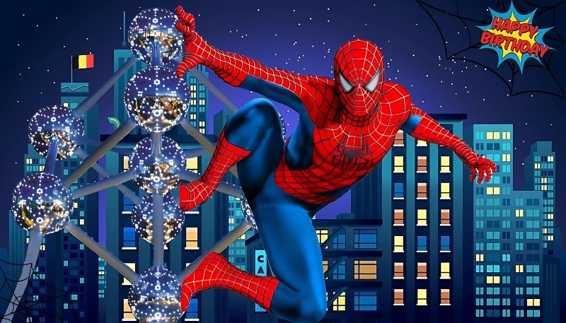 ảnh nền người nhện ngầu thú vị