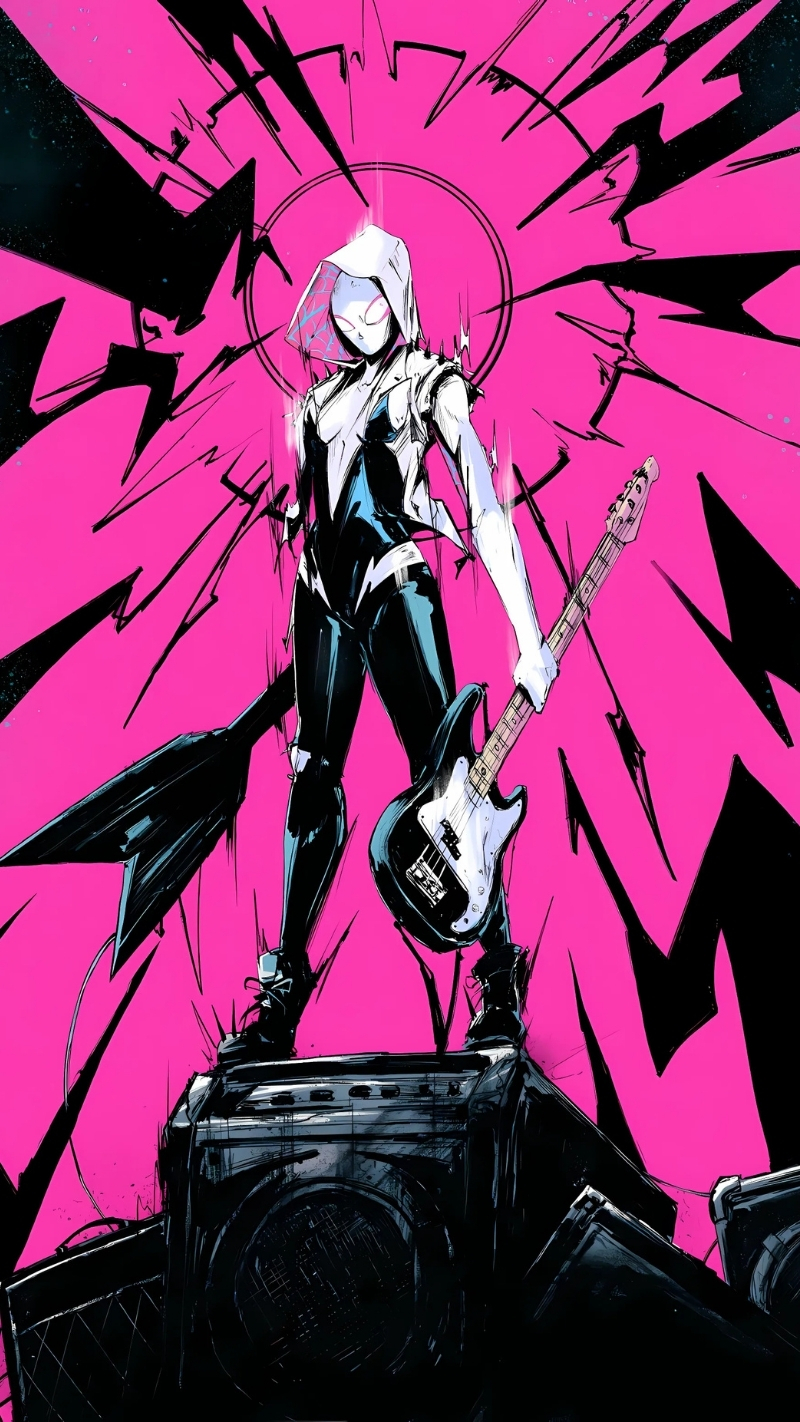 ảnh nền người nhện nữ mạnh mẽ