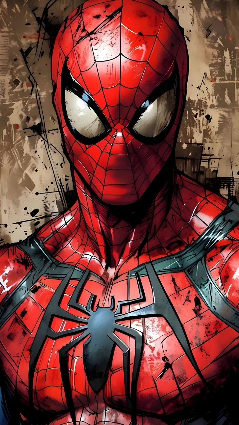 ảnh nền người nhện logo hiện đại