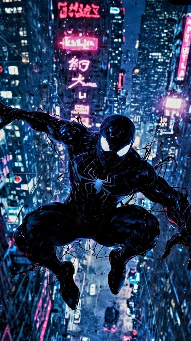 ảnh nền người nhện 4K rực rỡ