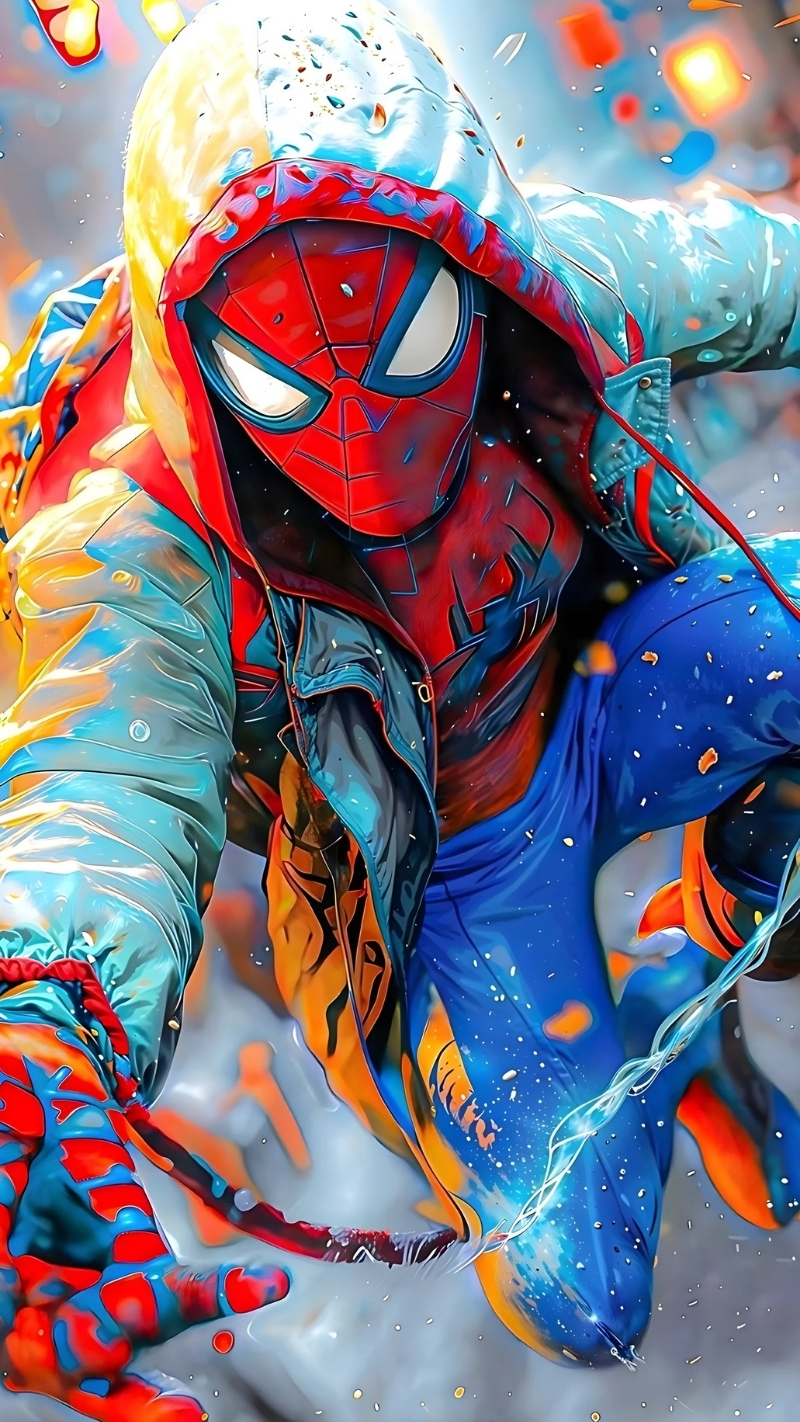 ảnh nền người nhện đẹp huyền ảo