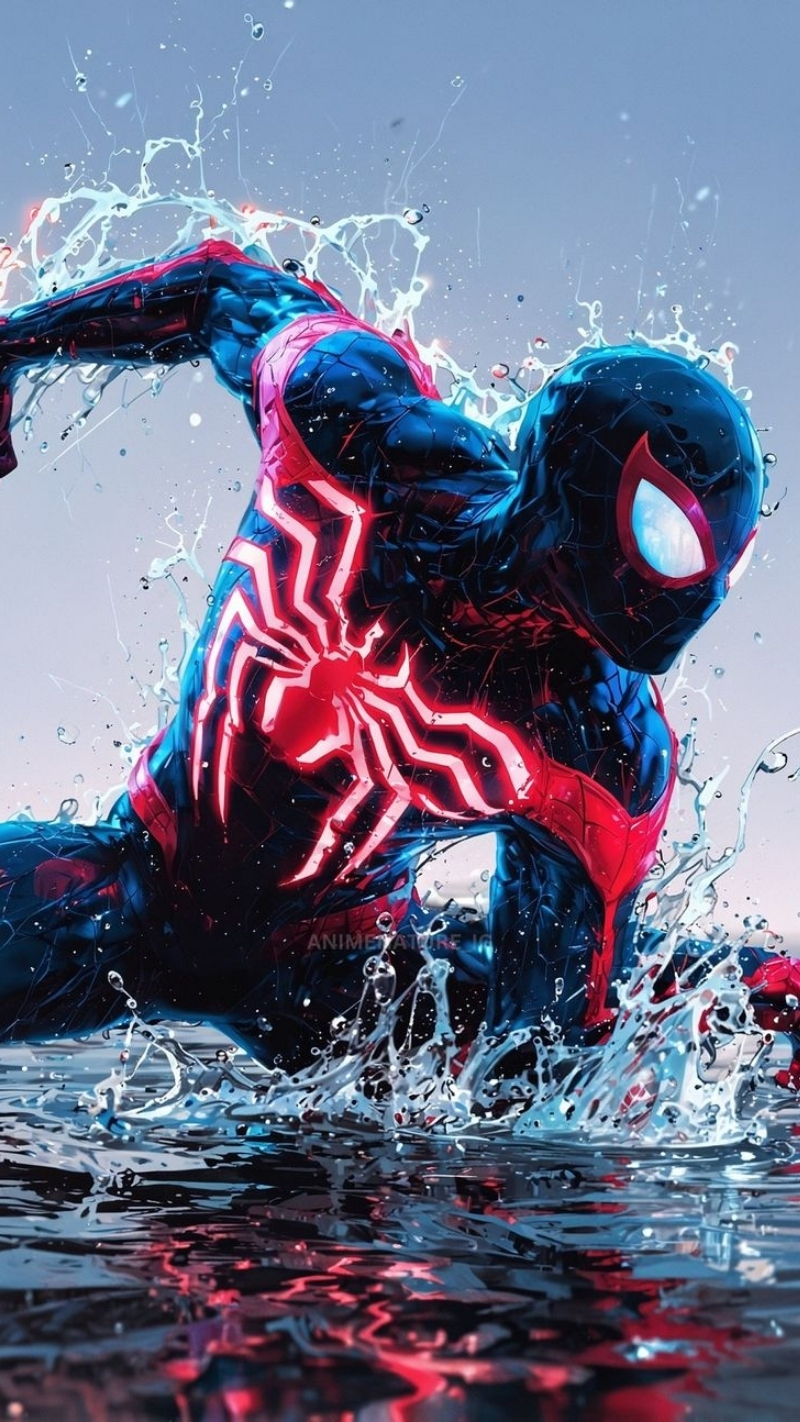 ảnh nền người nhện 3D hiện đại