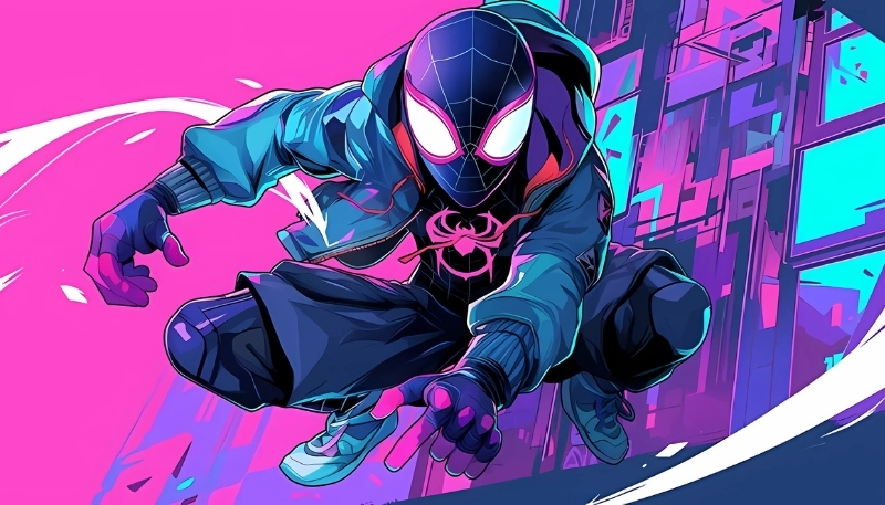 ảnh nền người nhện 3D lung linh