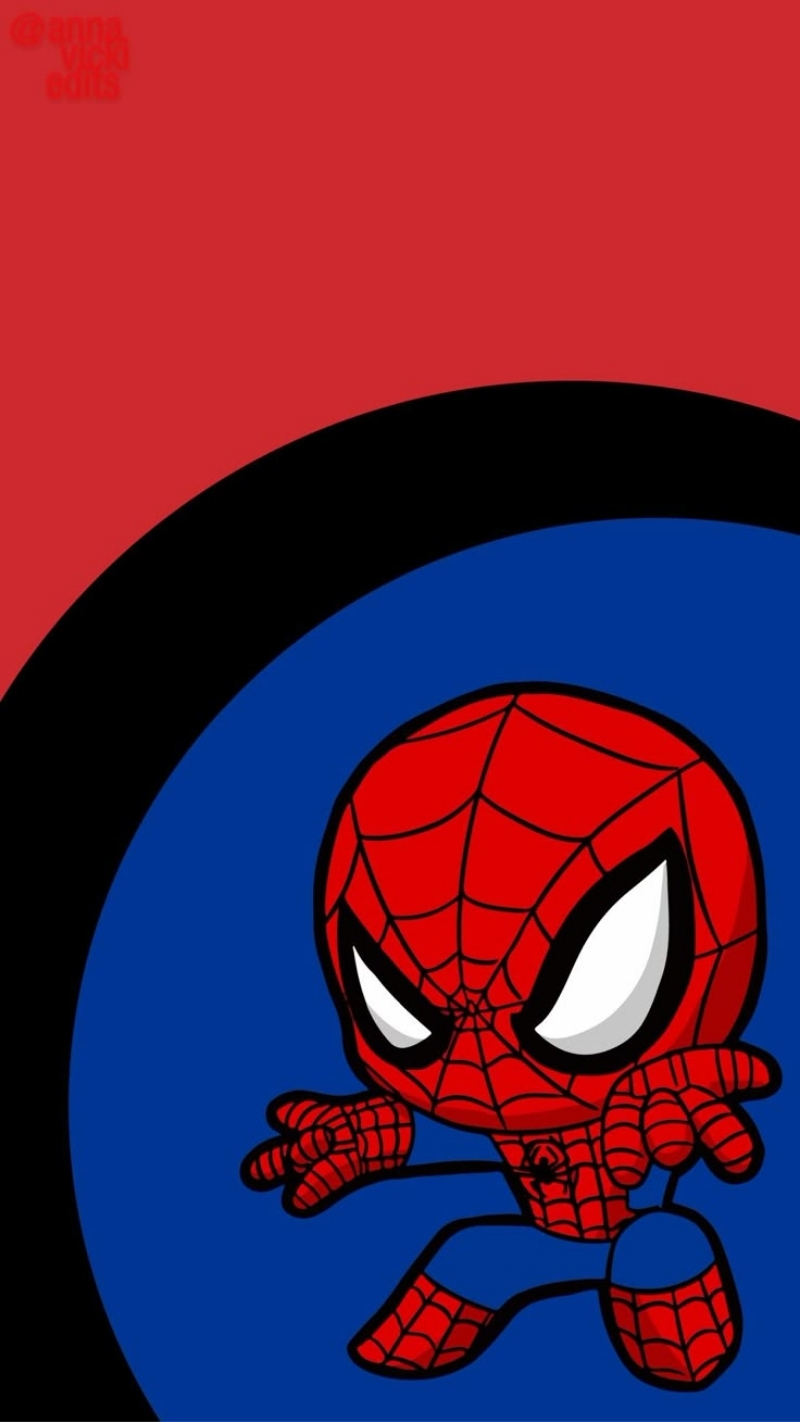 ảnh nền người nhện cute đáng yêu