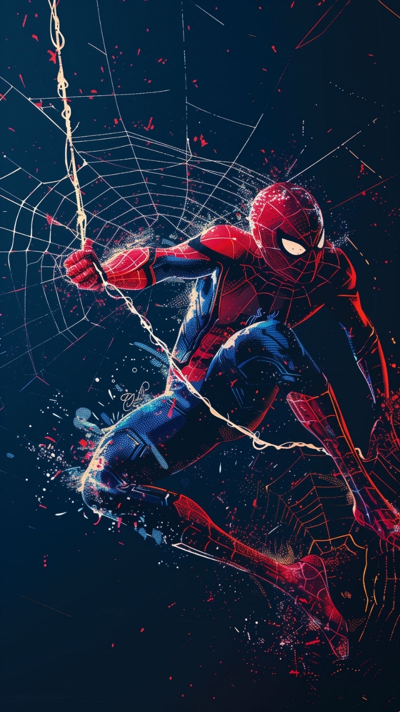 ảnh nền người nhện đẹp chân thực