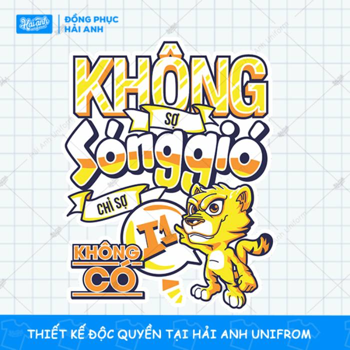 Slogan con hổ "Không sợ sóng gió chỉ sợ không có A1"