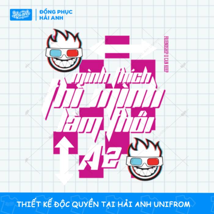 Mẫu Slogan "Mình thích thì mình làm thôi" cực NGÔNG