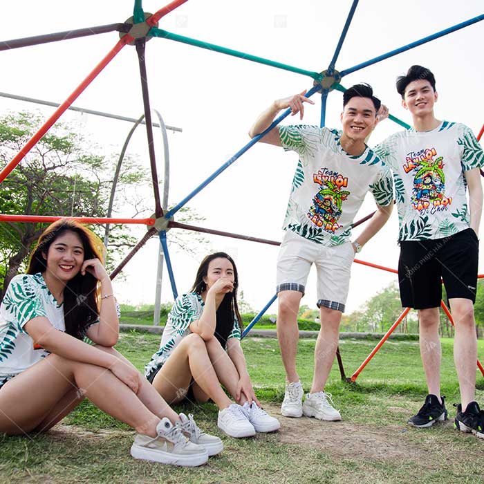Mẫu Áo Phông Nhóm Đi Biển Team Lầy Lội