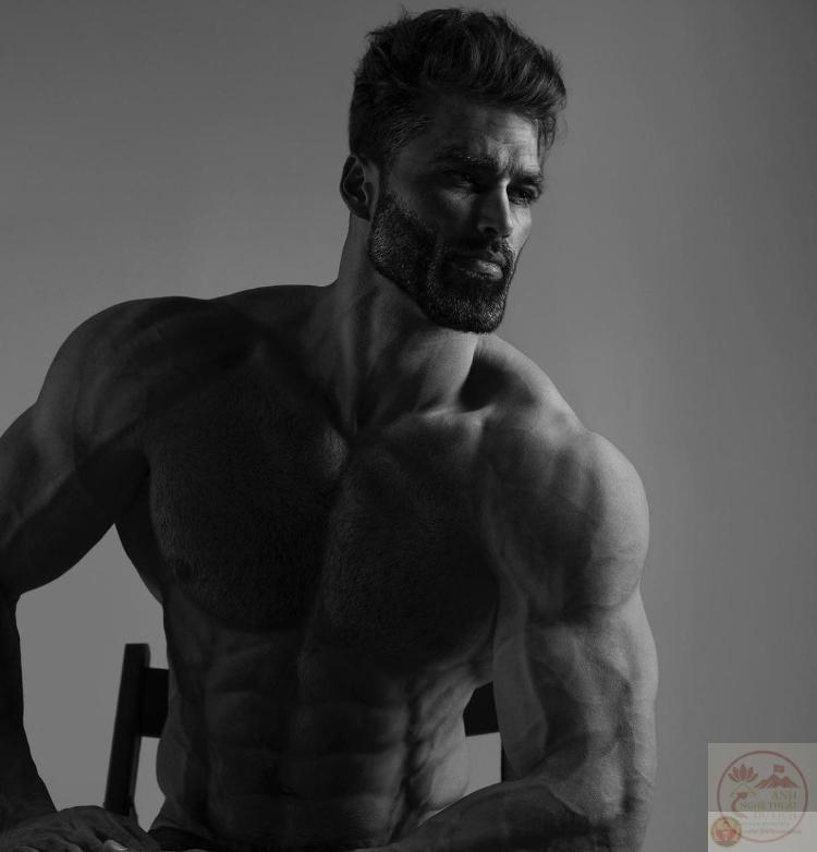 Ảnh chế Giga Chad trở thành biểu tượng vui nhộn trong nhiều hội nhóm online