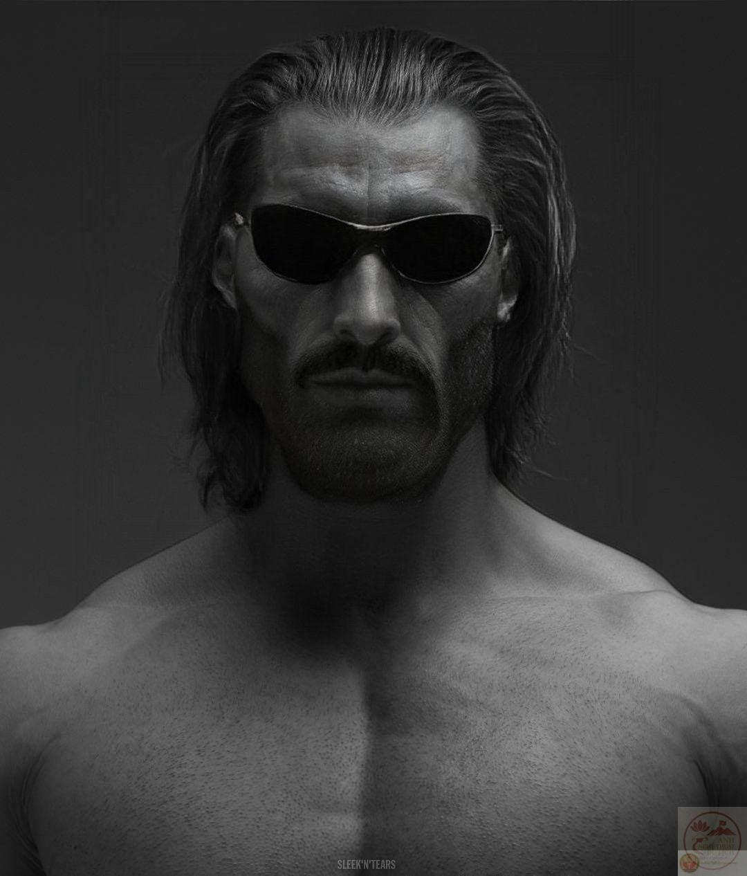 Bức ảnh chế Giga Chad khiến người xem liên tưởng đến sức mạnh tuyệt đối