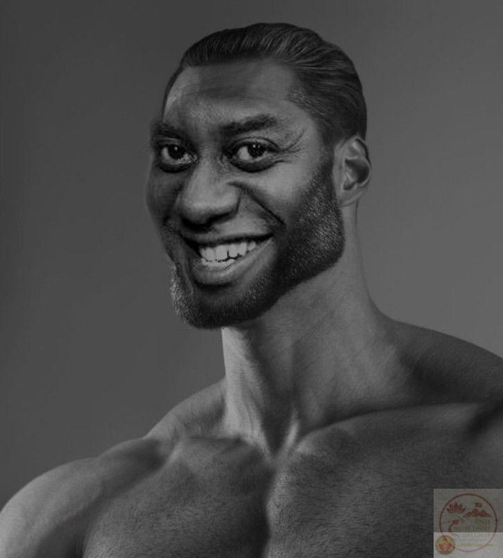 Hình ảnh Giga Chad chế với lời thoại lầy lội khiến ai cũng phải bật cười