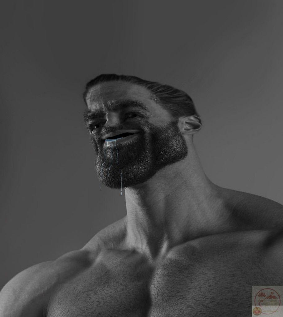 Meme Chad thường xuyên được tái chế lại với nội dung đời thường