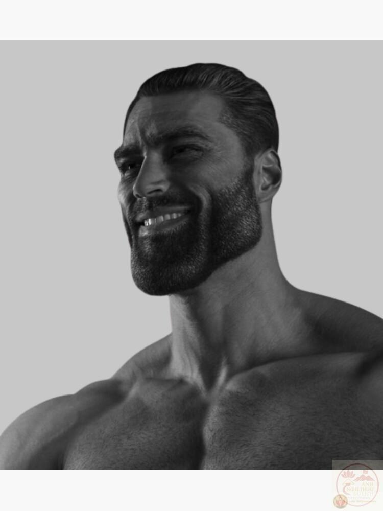 Hình ảnh Giga Chad với gương mặt lạnh lùng tạo nên hiệu ứng mạnh mẽ trên mạng