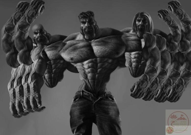 Hình ảnh Giga Chad phiên bản chế khiến cộng đồng mạng bàn tán không ngớt