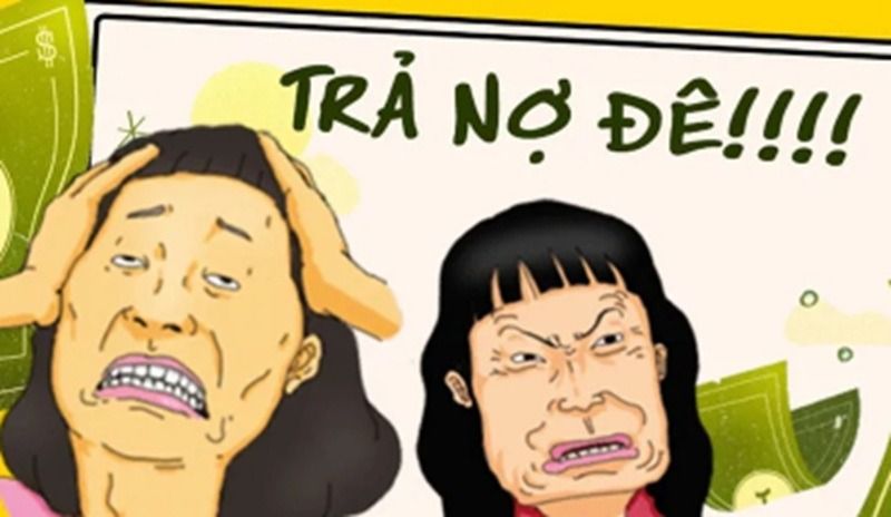 Meme vay - đòi nợ