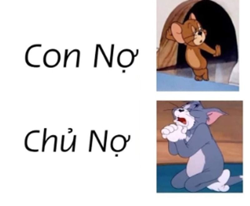 Meme vay - đòi nợ