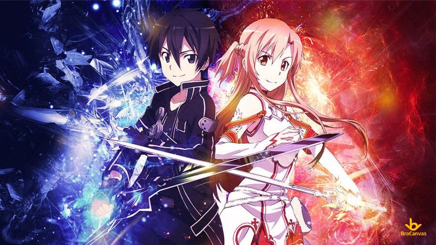 Hình ảnh Kirito Bên Asuma