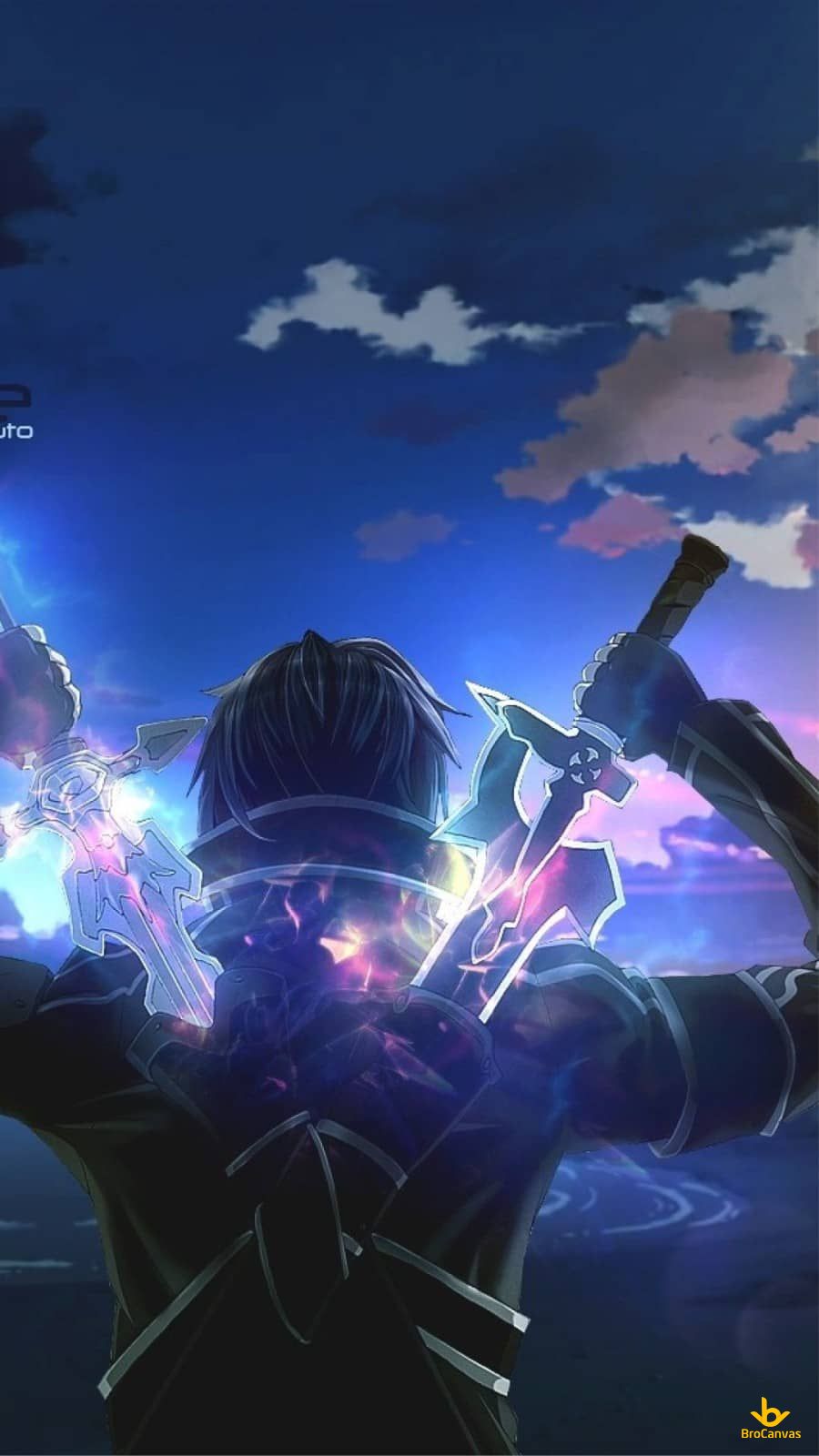 Hình ảnh Kirito Phía Chân Trời