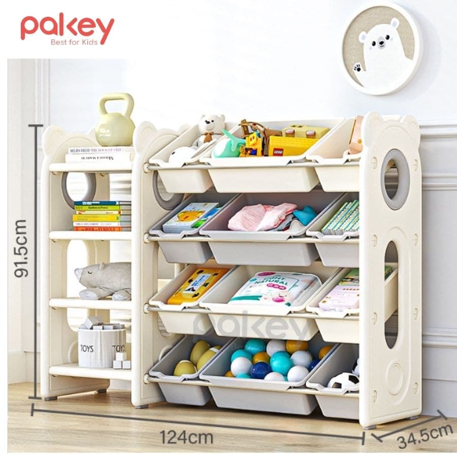Set kệ đựng đồ chơi có nhiều kích thước phù hợp với nhu cầu của mỗi gia đình