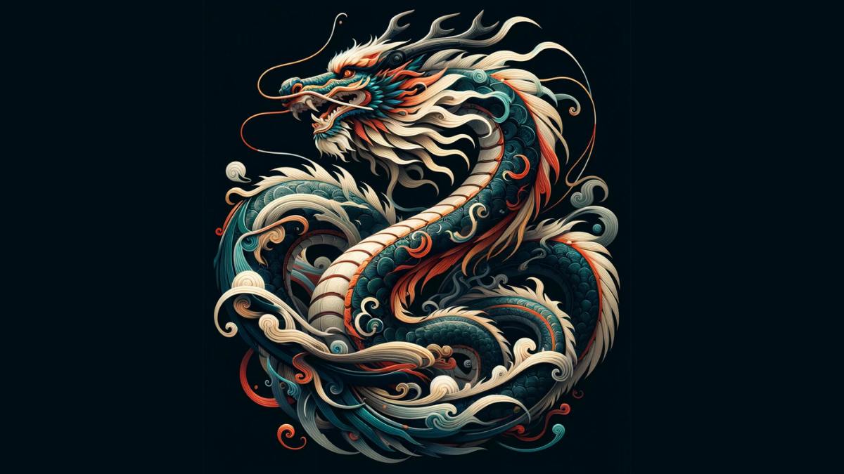 Ảnh avatar Tết 2024 con rồng cực chất