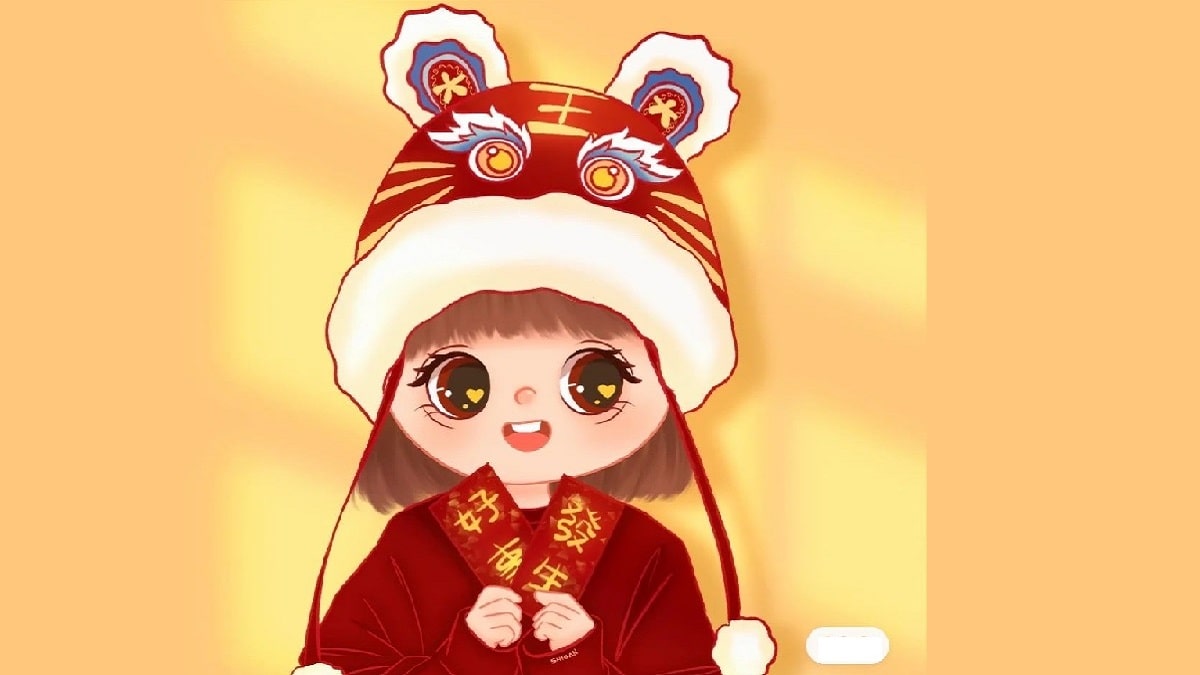 Ảnh avatar tết cực chất hình 1