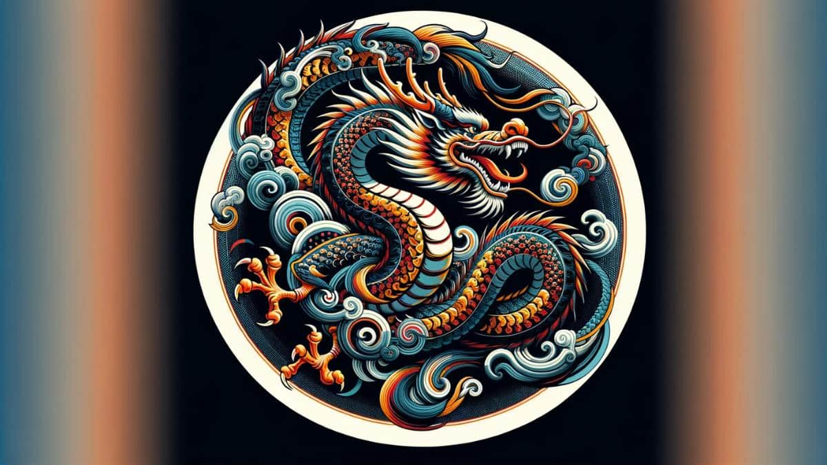 Hình Ảnh avatar Tết 2024 con rồng chất nhất