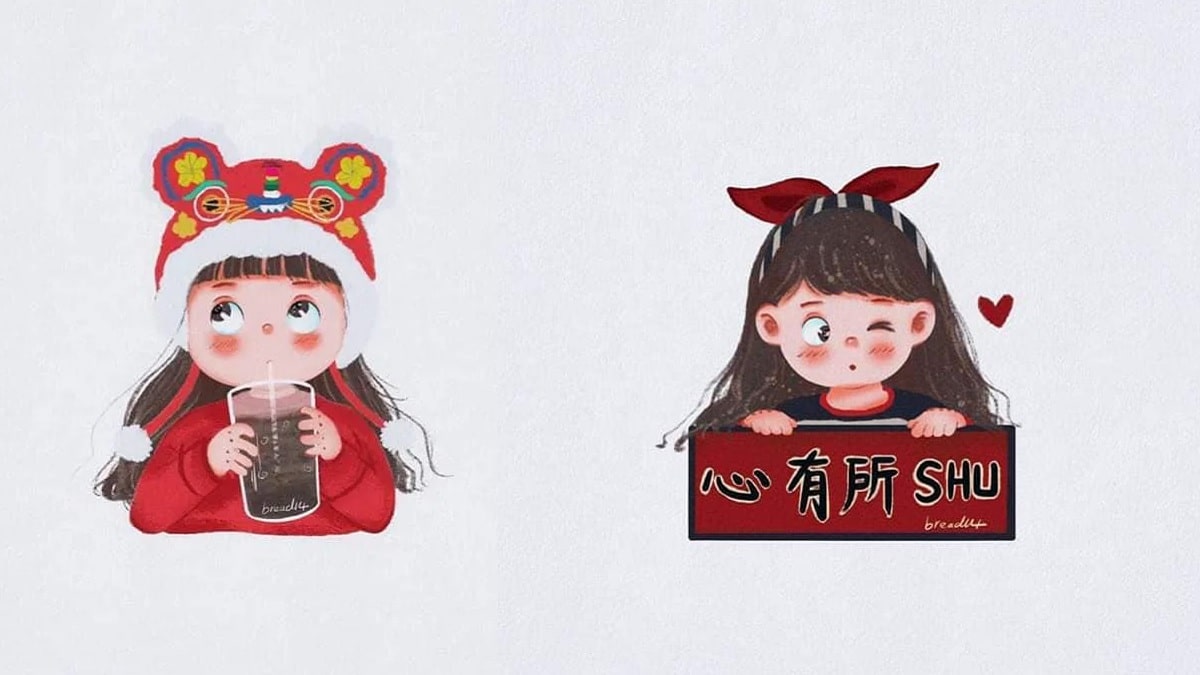 Ảnh avatar tết cho đôi bạn thân hình 6