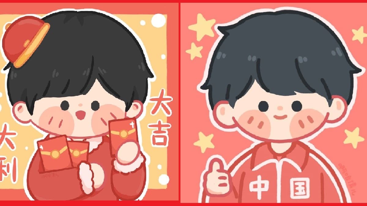 Ảnh avatar tết cho đôi bạn thân hình 8