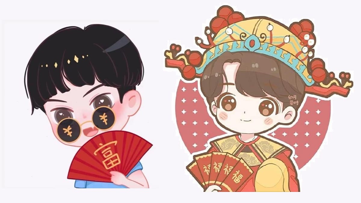 Ảnh avatar tết anime cute hình 4