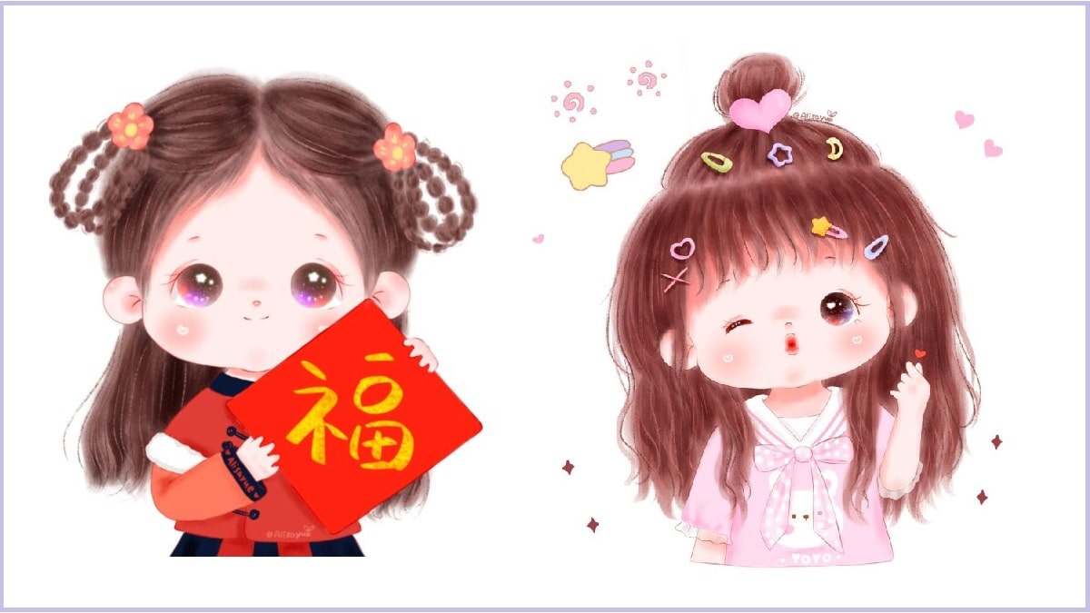 Ảnh avatar tết anime cute hình 7
