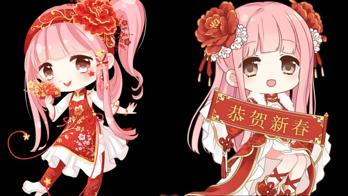 Ảnh avatar tết anime cute hình 8