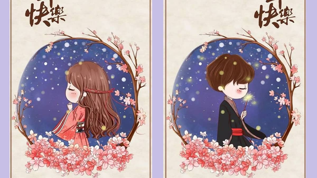 Ảnh avatar tết anime cute hình 9