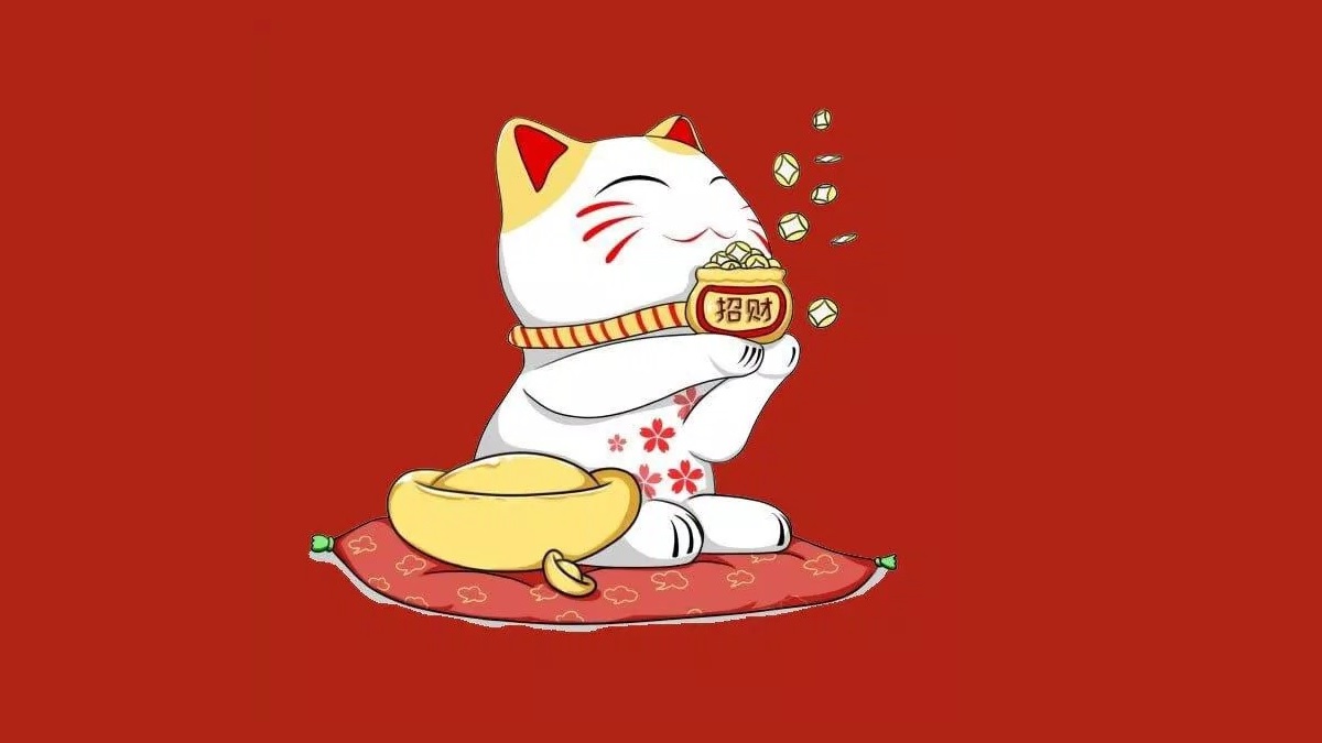 Ảnh avatar tết con mèo 2023 hình 3