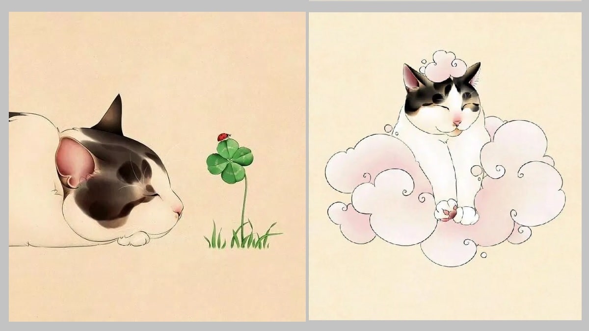 Ảnh avatar tết con mèo 2023 hình 6