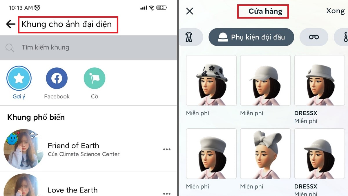 Cách tạo avatar tết trên điện thoại bước 2