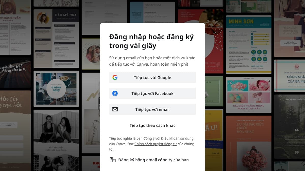 Cách tạo avatar tết bằng canva bước 1