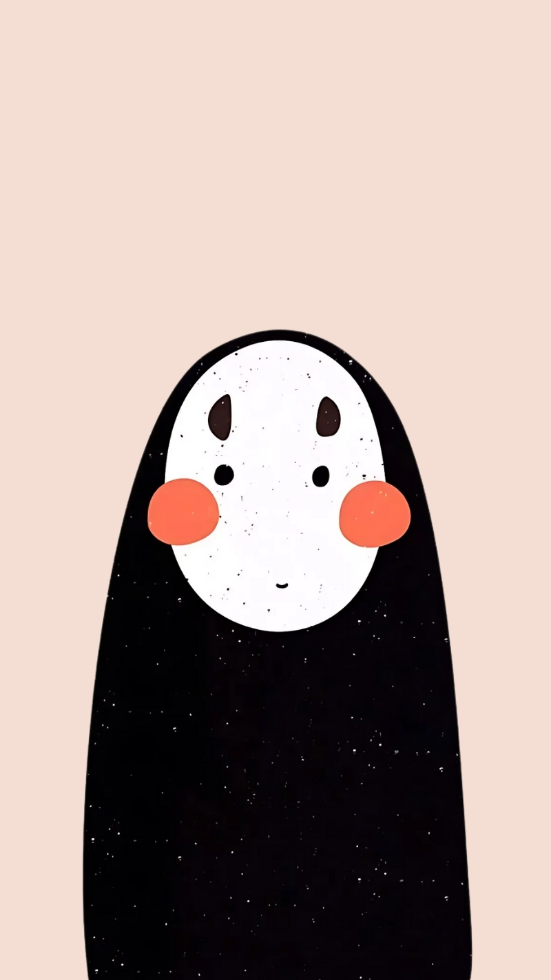 Hình Vô Diện chibi đáng yêu cho smartphone