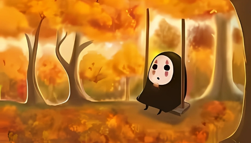 Tranh Vô Diện Kaonashi đẹp mắt