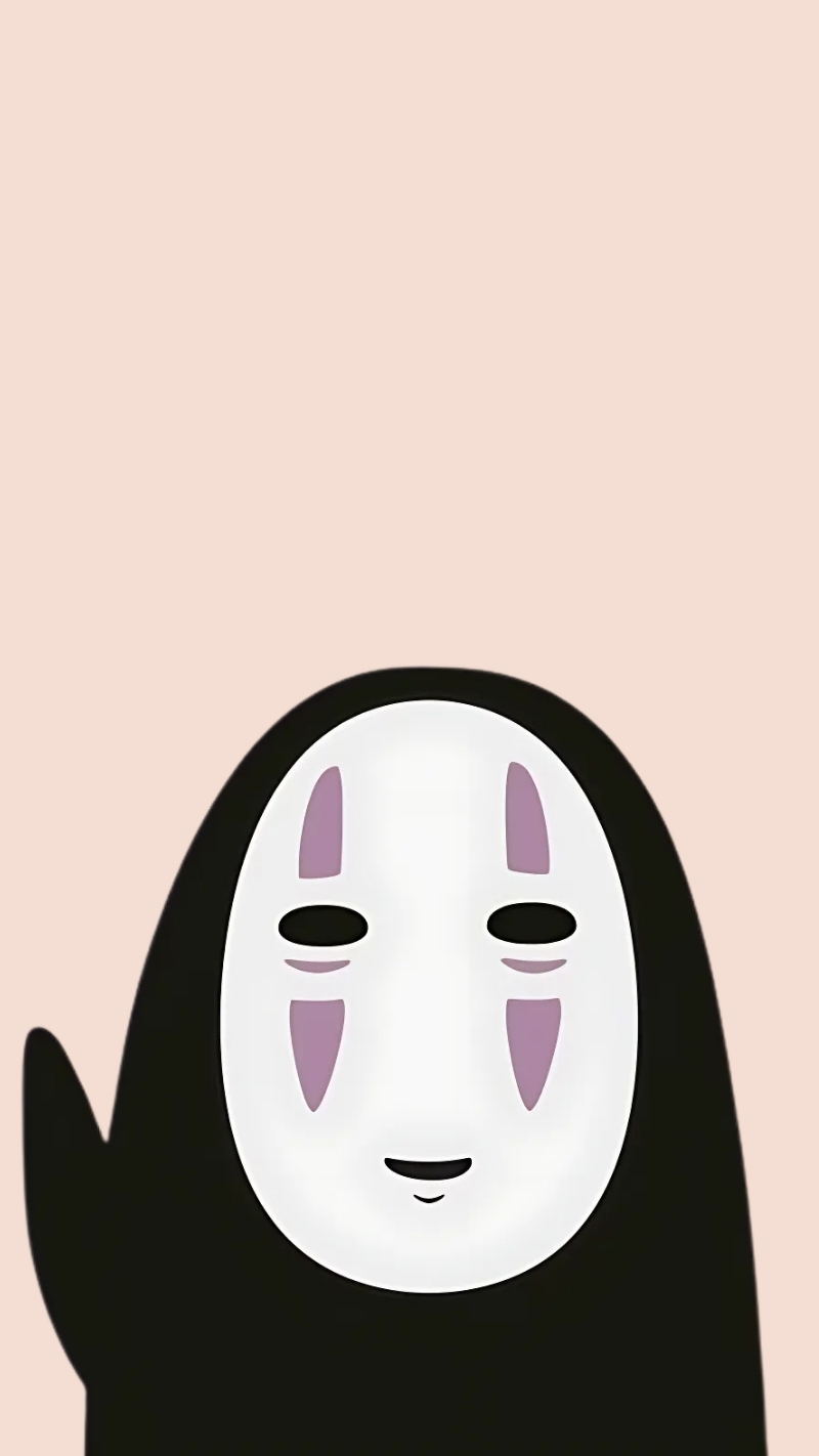 Ảnh nền Vô Diện chibi dễ thương cho di động