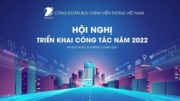 Mẫu backdrop hội nghị triển khai công tác