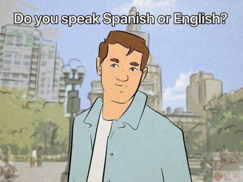 tải cách tạo english or spanish meme