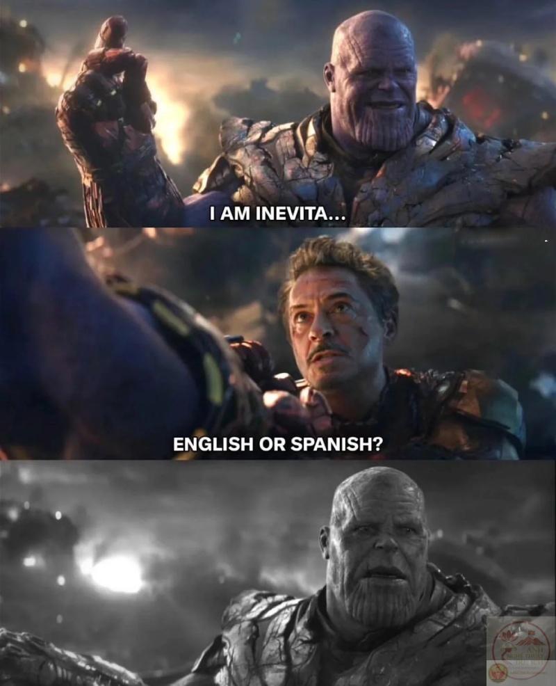english or spanish meme chế hài