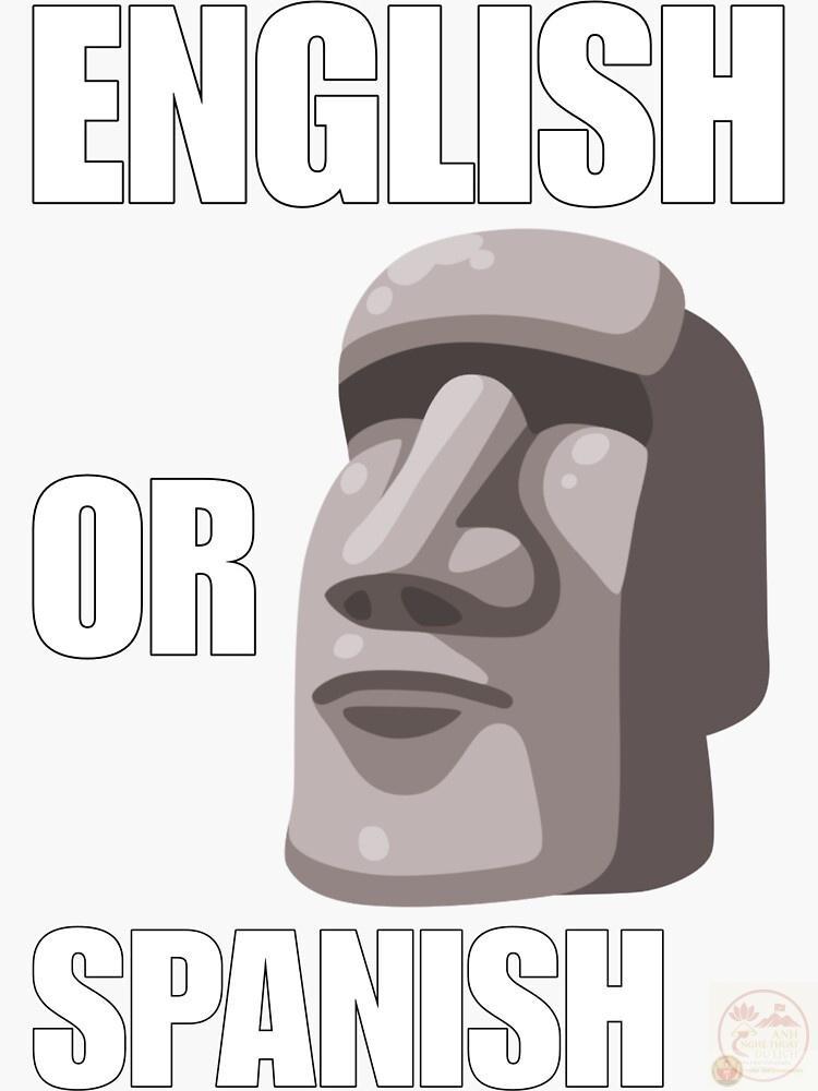 english or spanish meme