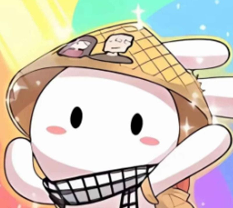 Ảnh thỏ bảy màu meme đặt avatar